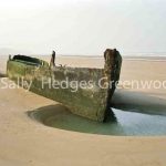 Wreck of Allies' Boat Jour J on Normancy Beach